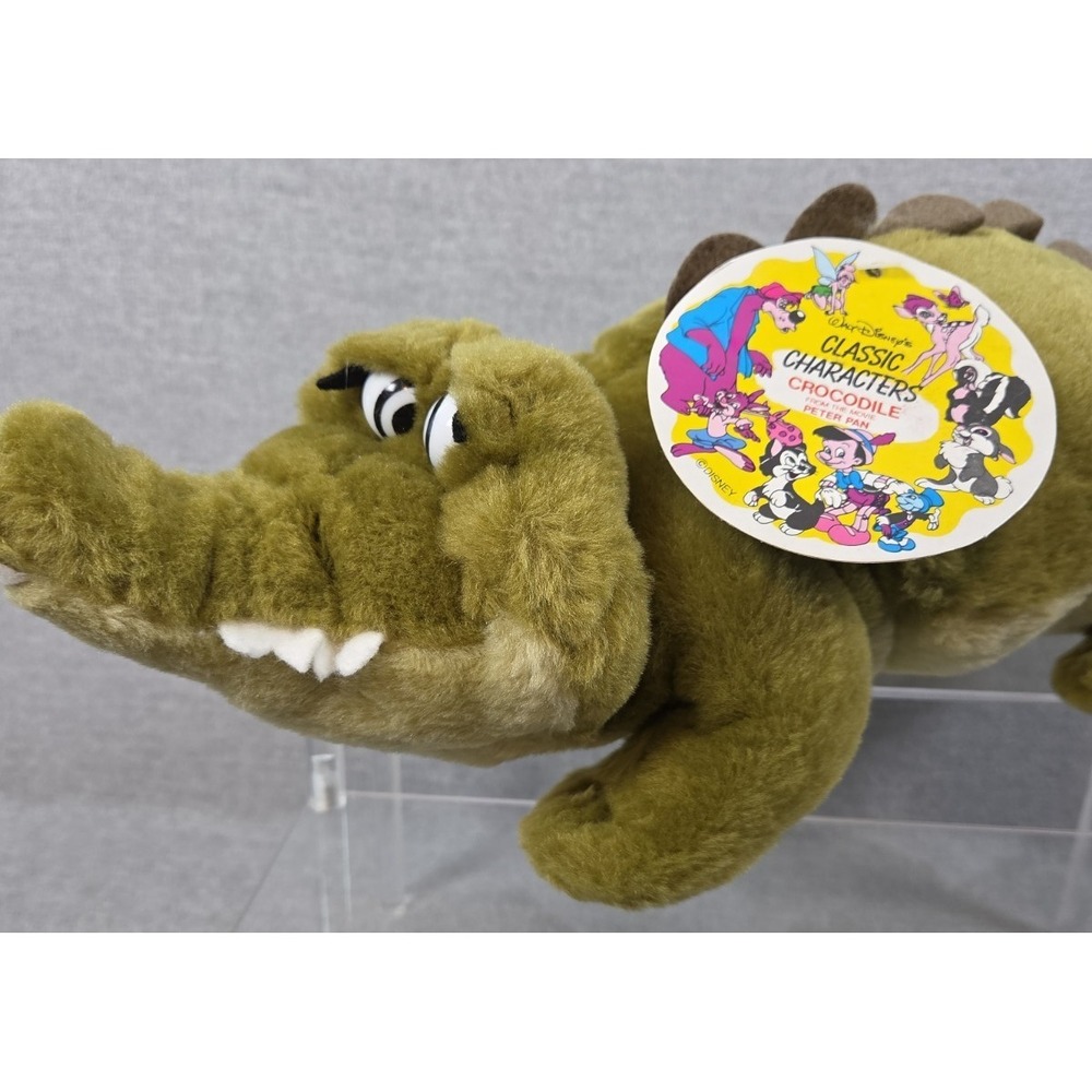 Disney Classic CROCODILE Plush Toy Peter Pan Designed For Sears Rare Vintage NEW